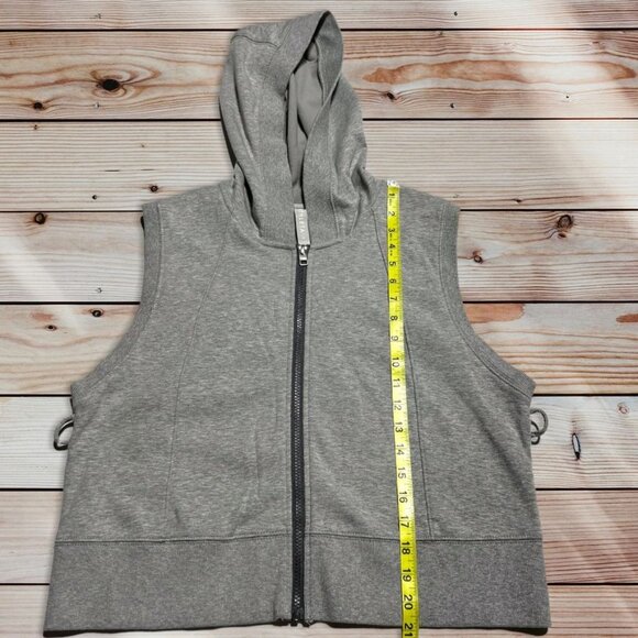 Athleta Gray Sleeveless Vest Size Large - Picture 4 of 5